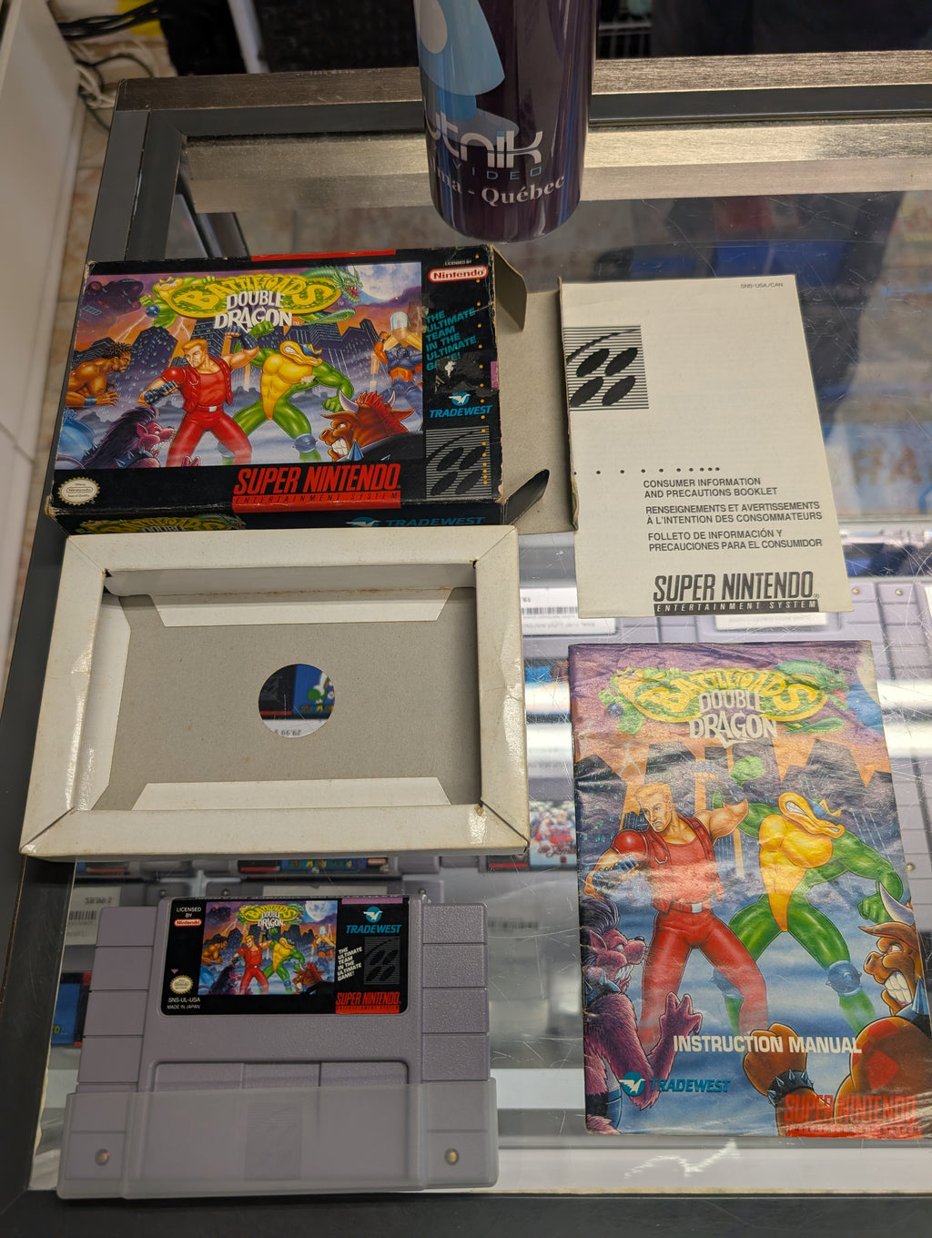BATTLETOADS DOUBLE DRAGON SNES