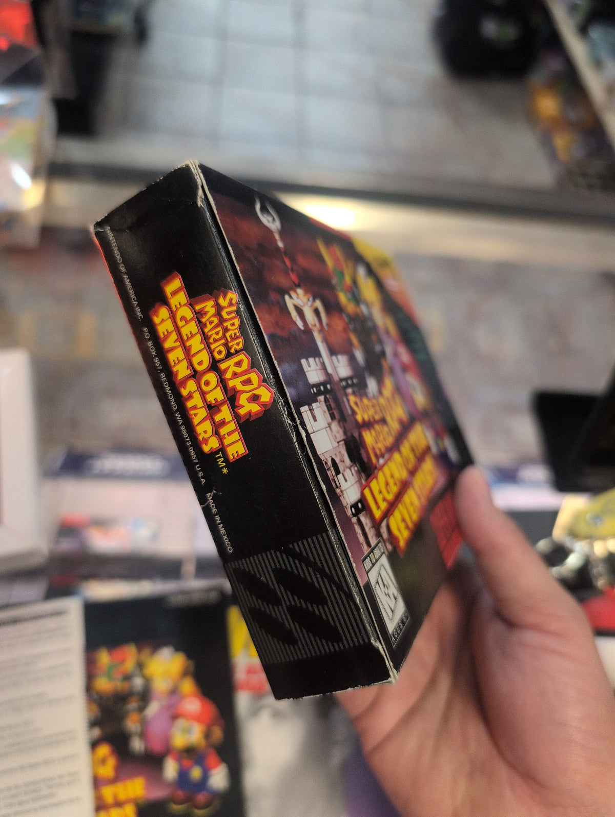 SUPER MARIO RPG LEGEND OF THE SEVEN STARS NINTENDO SNES CIB