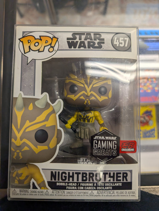 FUNKO POP STAR WARS #457 NIGHTBROTHER STAR WARS GAMING GREATS EB EXCLUSIVE