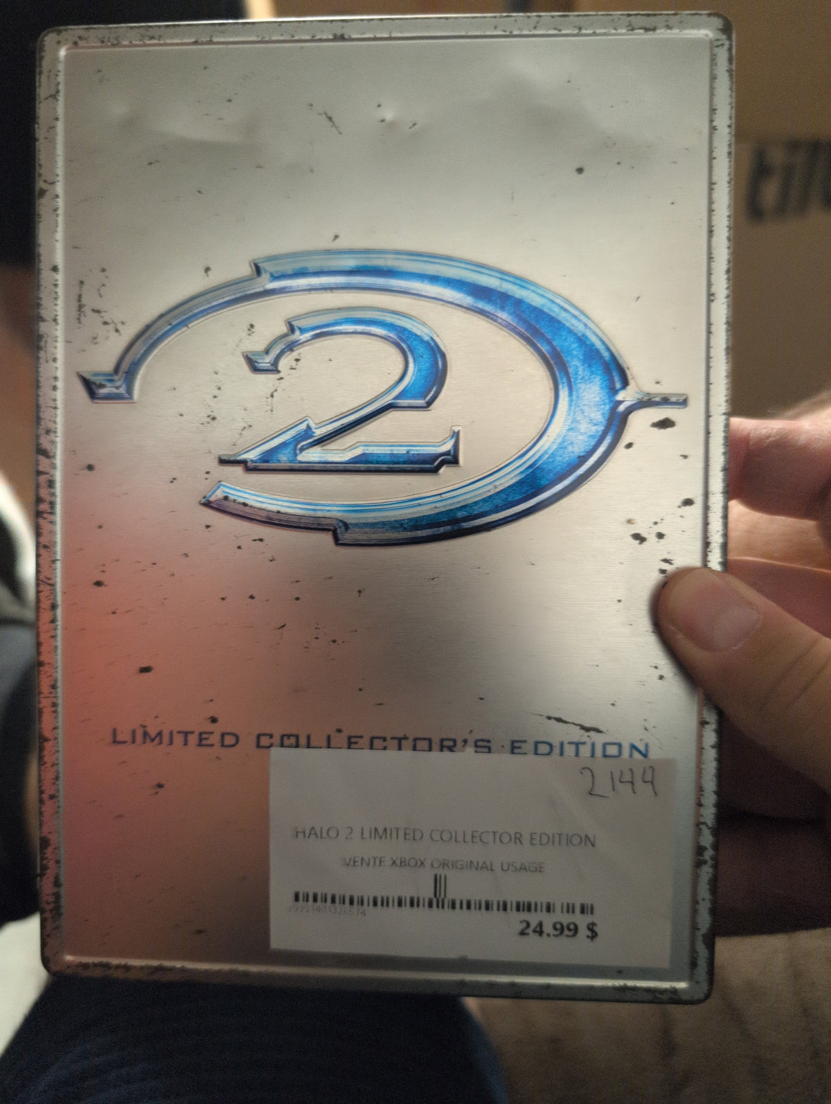 HALO 2 LIMITED COLLECTOR'S EDITION STEELBOX  XBOX ORIGINAL CB