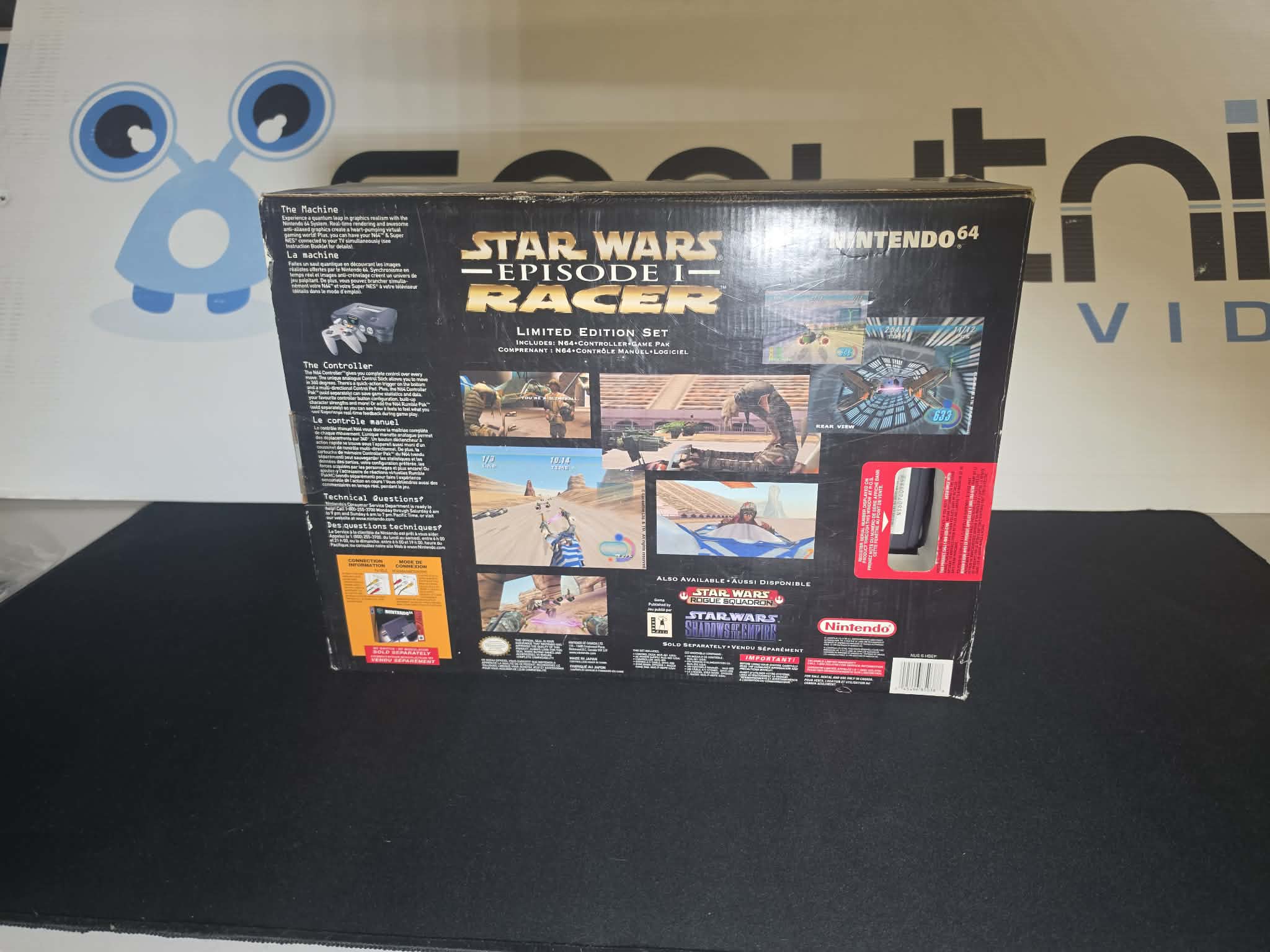 STAR WARS EPISODE 1 RACER LIMITED EDITION SET BOX ONLY