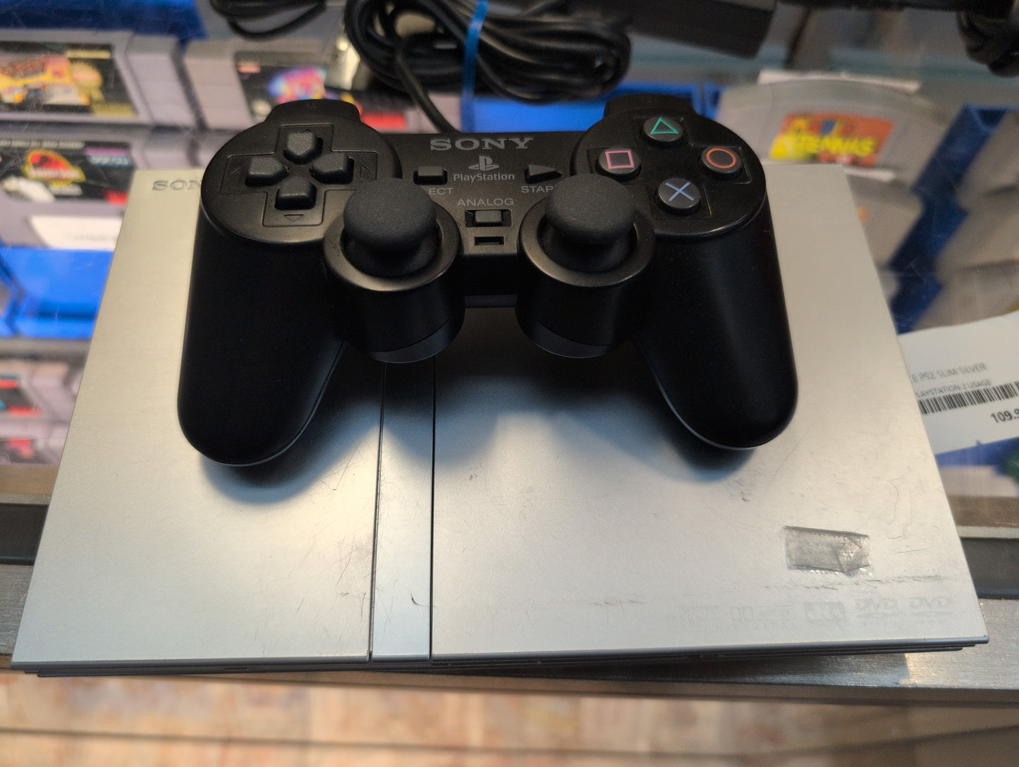 CONSOLE PS2 SLIM SILVER CONSOLES
