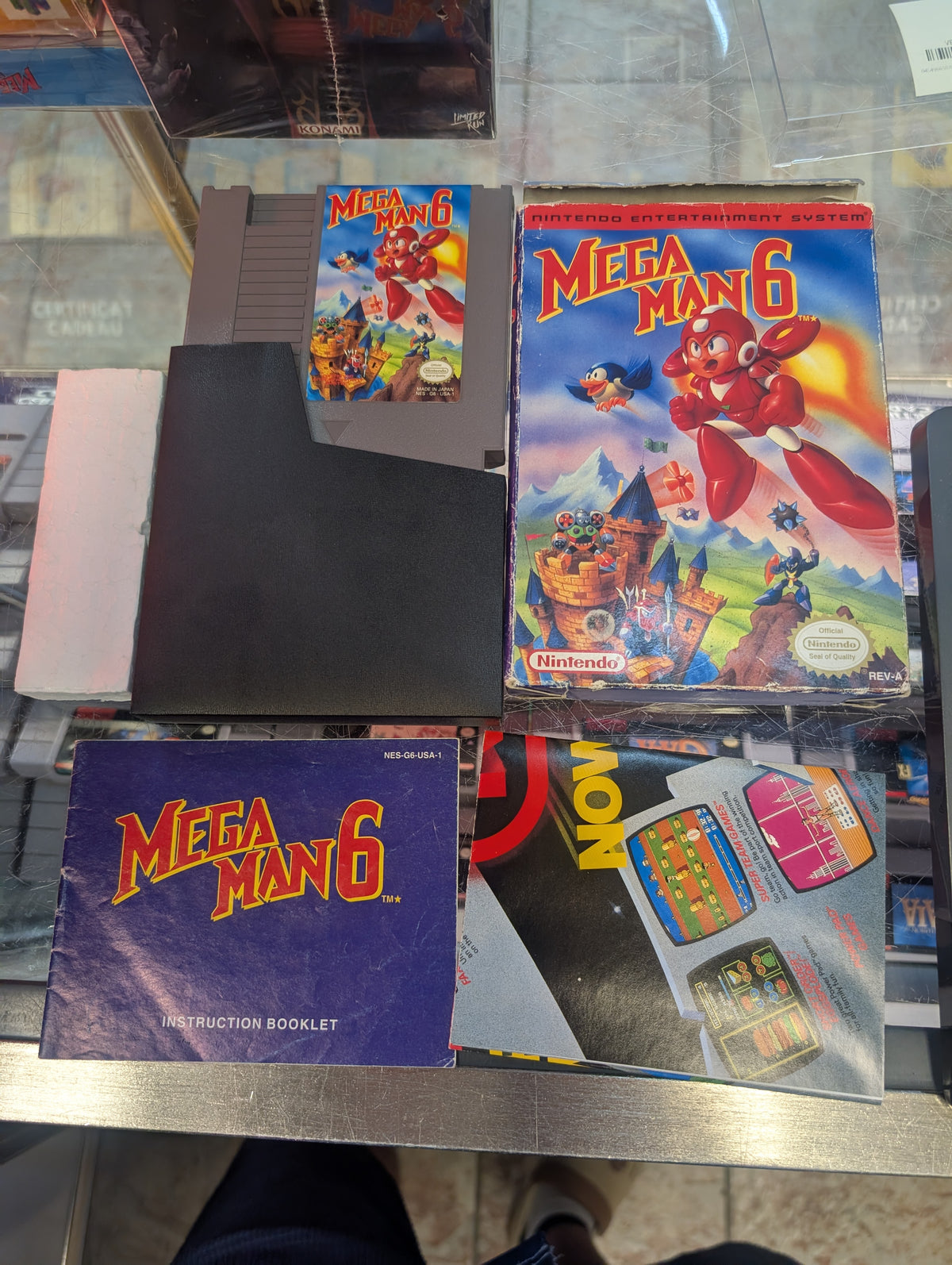 MEGA MAN 6 NINTENDO NES CIB