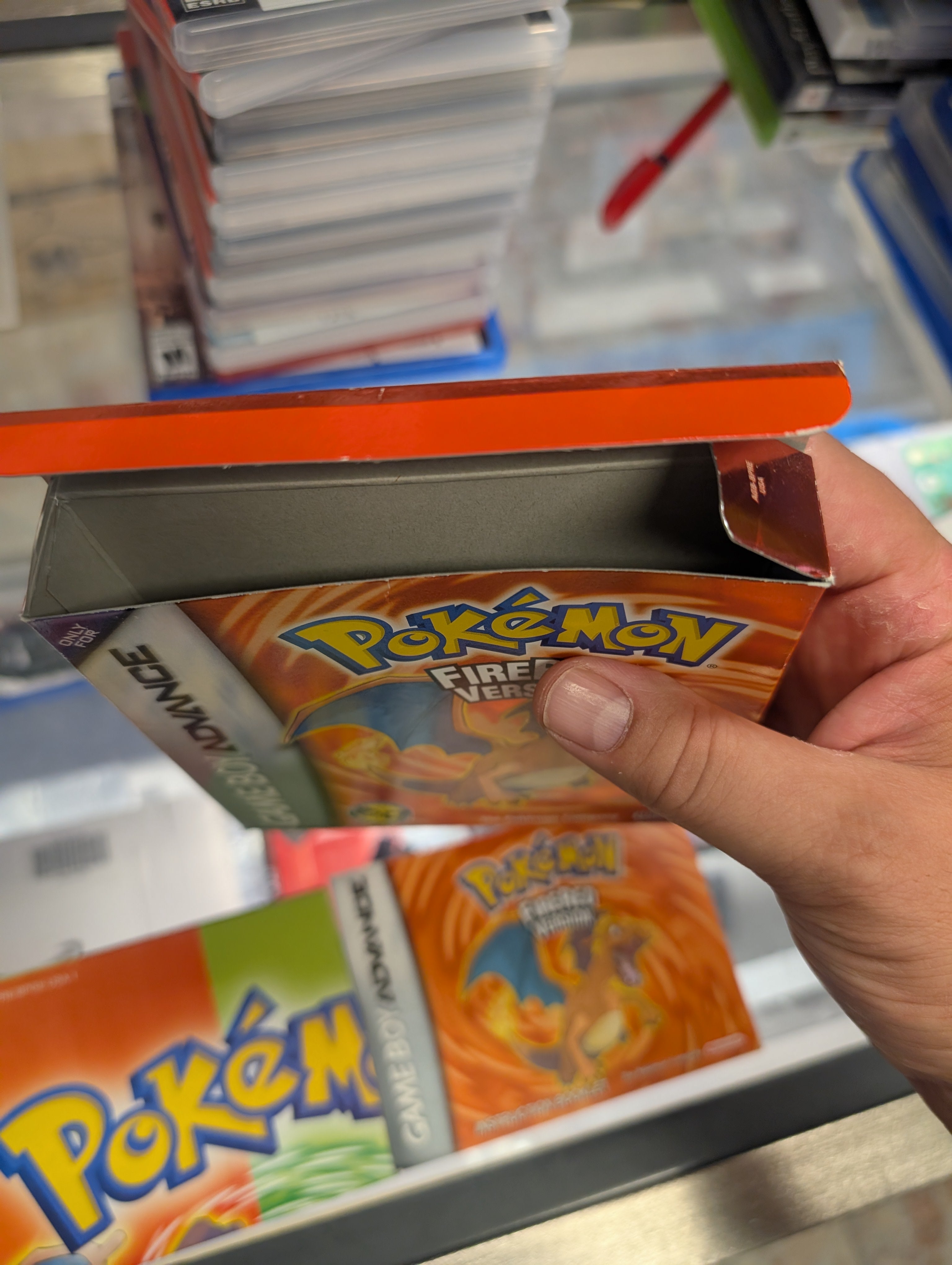 POKEMON FIRERED GBA CIB