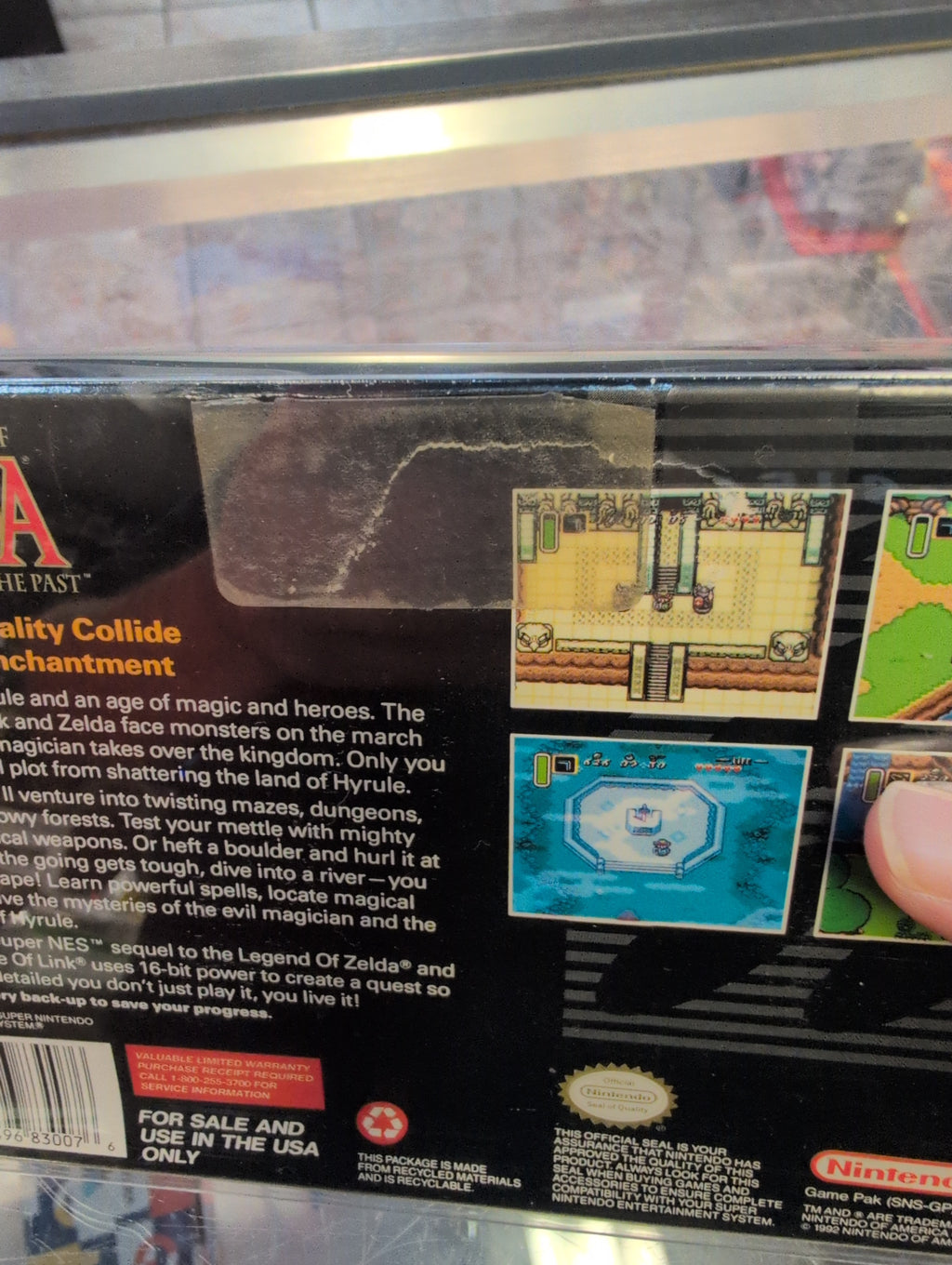 THE LEGEND OF ZELDA  A LINK TO THE PAST CIB NINTENDO SNES