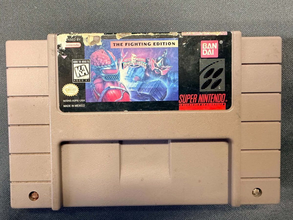 MIGHTY MORPHIN POWER RANGERS THE FIGHTING EDITION NINTENDO SNES