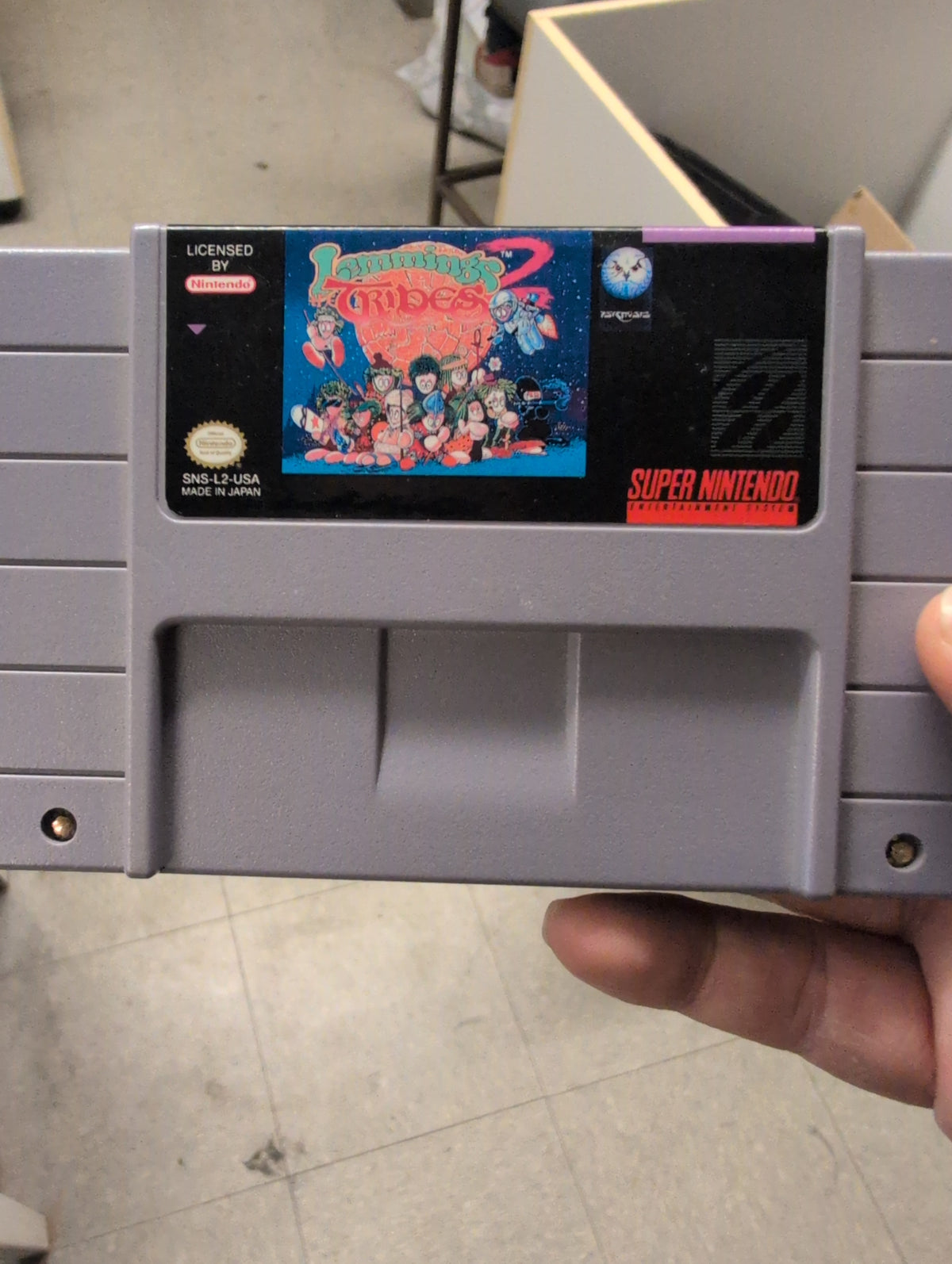 LEMMINGS 2 THE TRIBES NINTENDO SNES