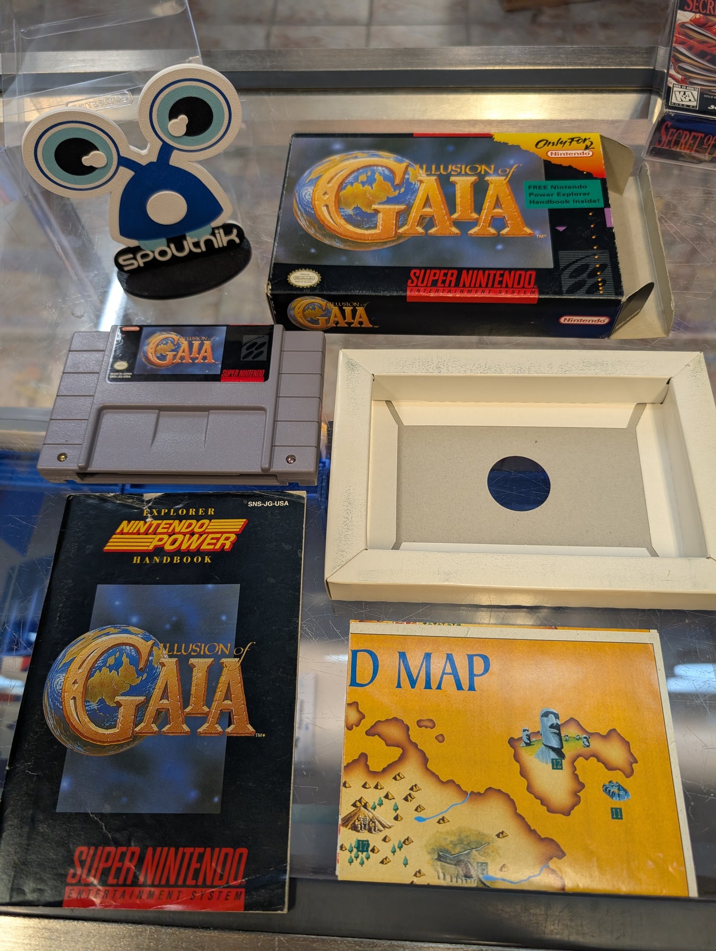 ILLUSION OF GAIA NINTENDO SNES CIB
