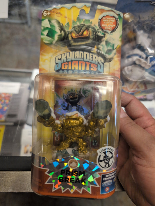SKYLANDERS GIANTS PRISM BREAK LIGHTCORE EXCLUSIVE EMPLOYEE EDITION HOLIDAY 2012