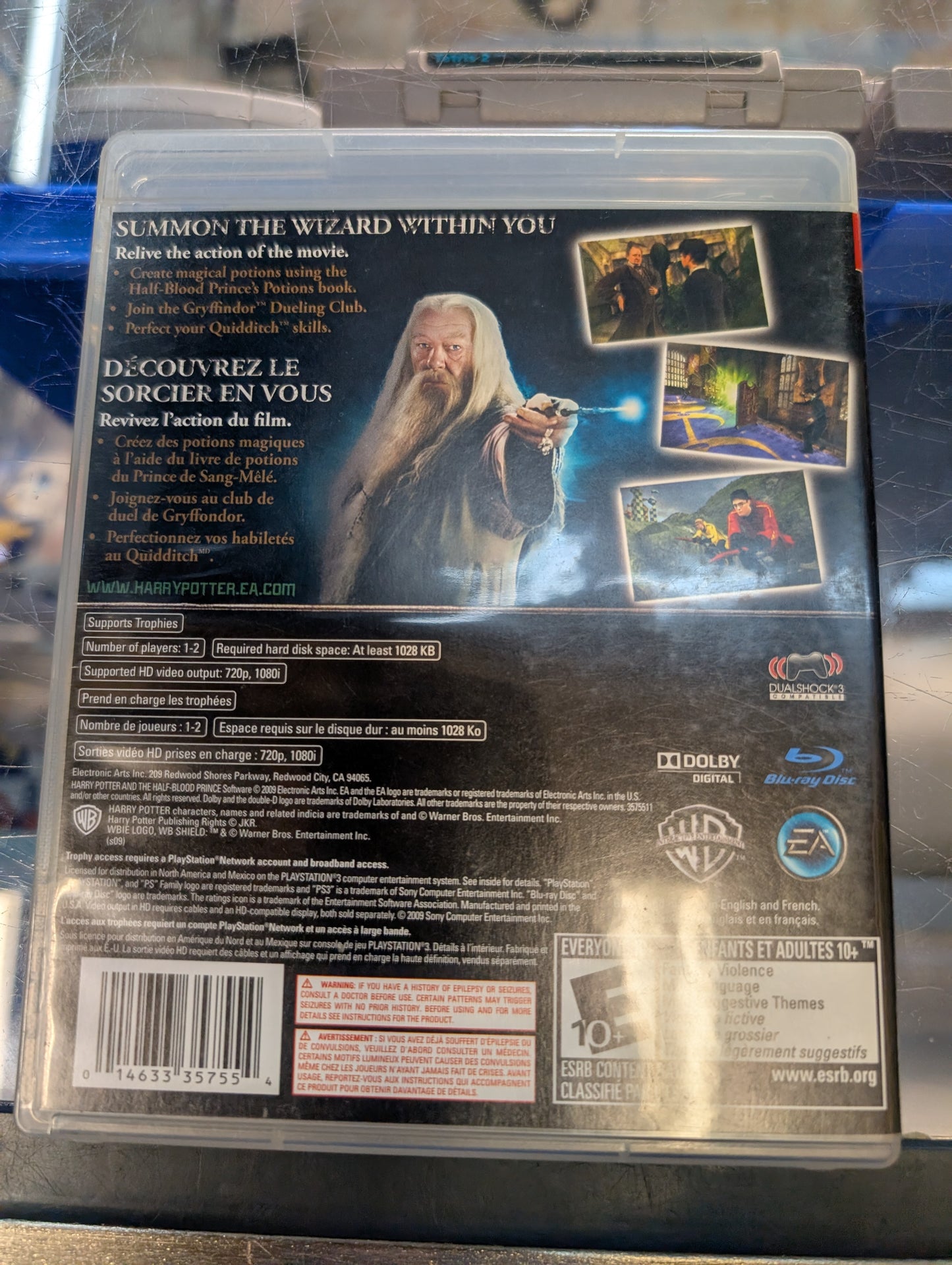 HARRY POTTER AND THE HALF-BLOOD PRINCE PS3