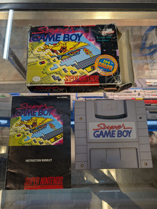 SUPER GAMEBOY CIB DOMMAGED  NINTENDO SNES