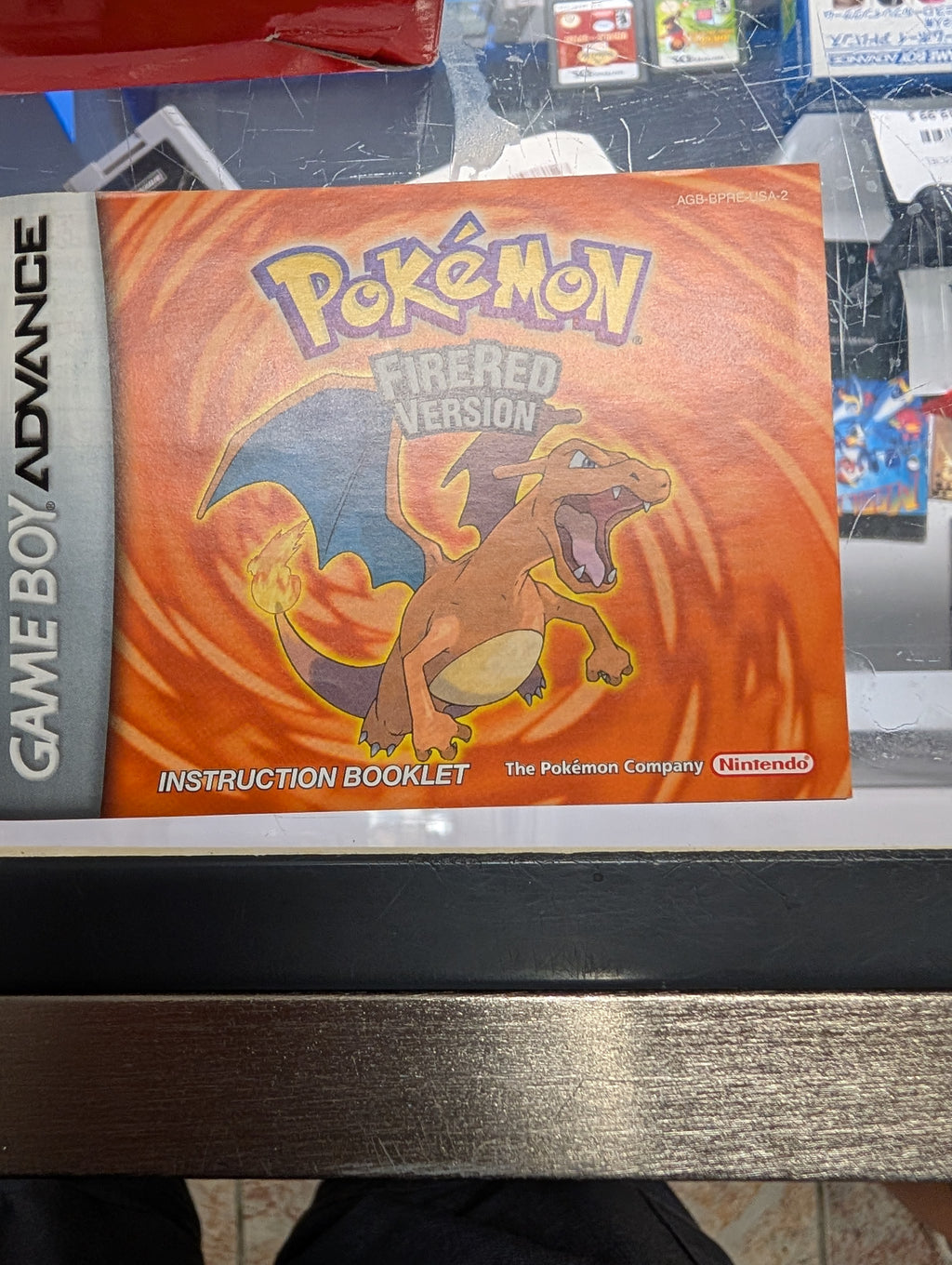 POKEMON FIRERED GBA CIB