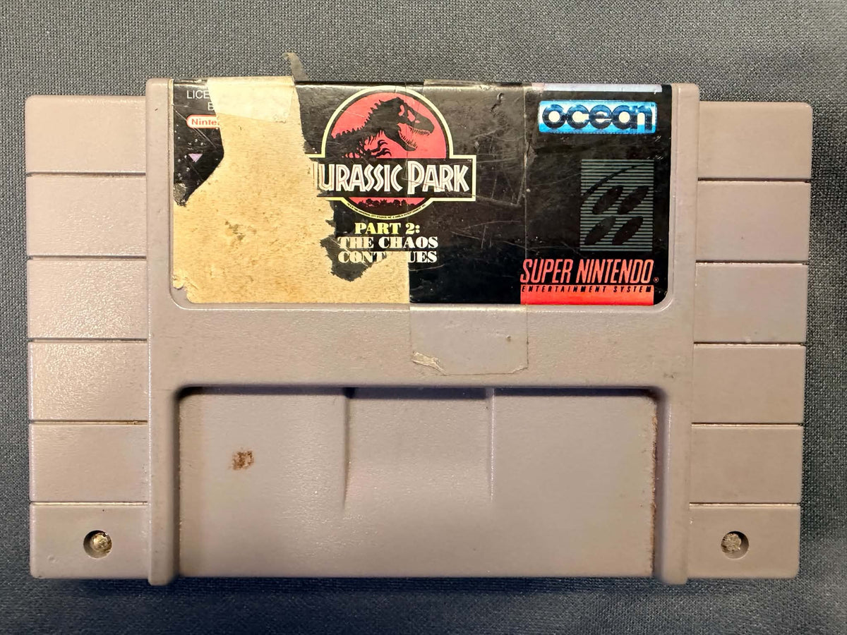 JURASSIC PARK PART 2 THE CHAOS CONTINUES NINTENDO SNES