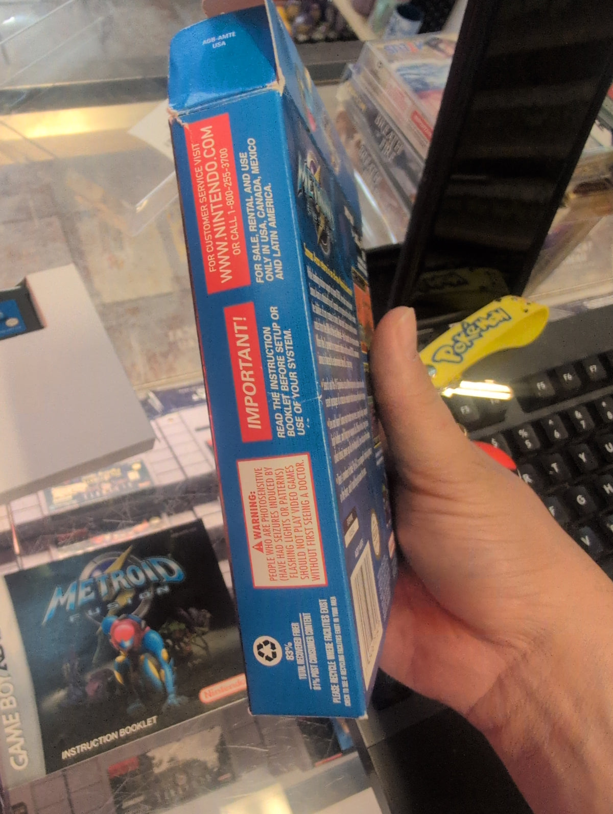 METROID FUSION GBA CIB