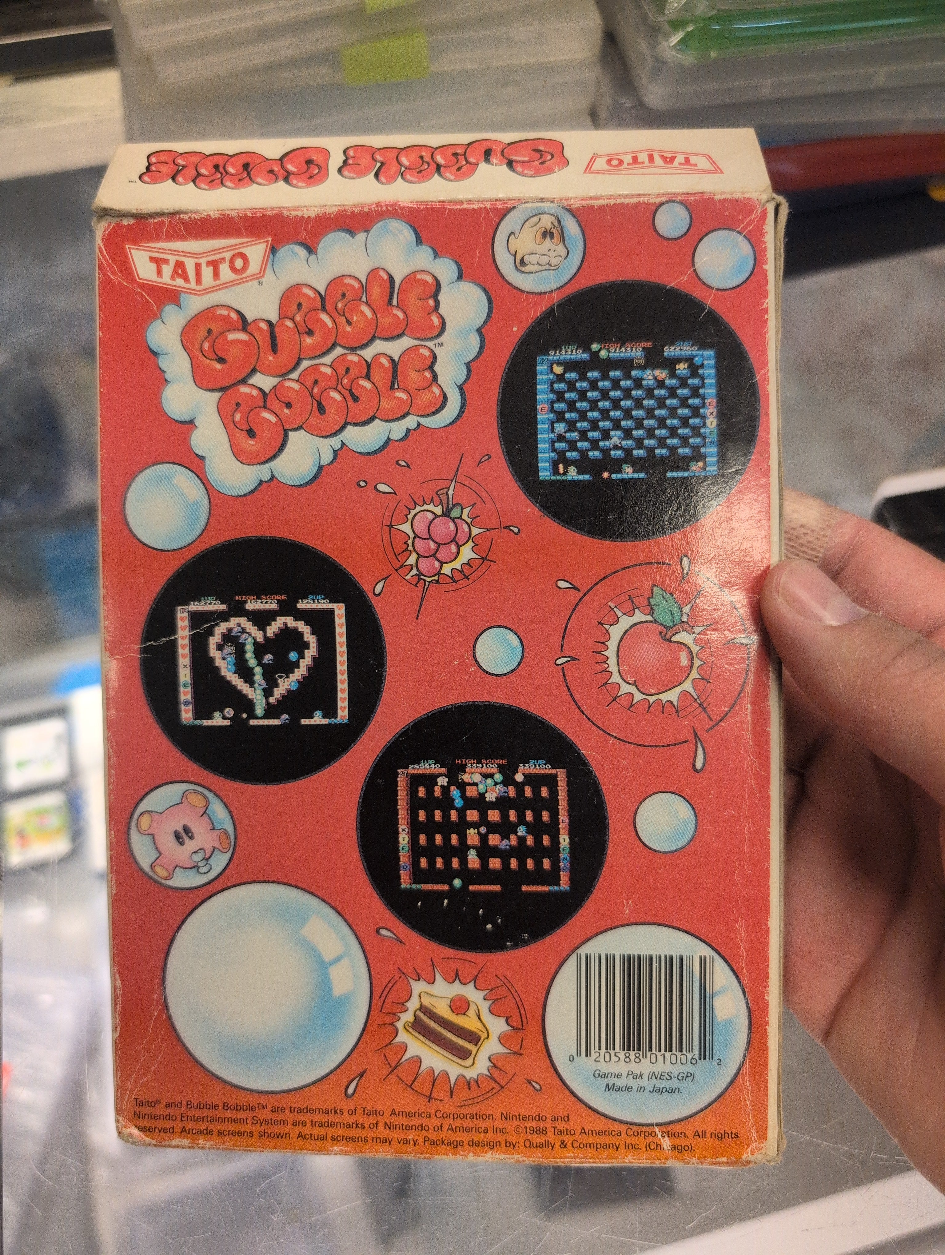 BUBBLE BUBBLE NINTENDO NES