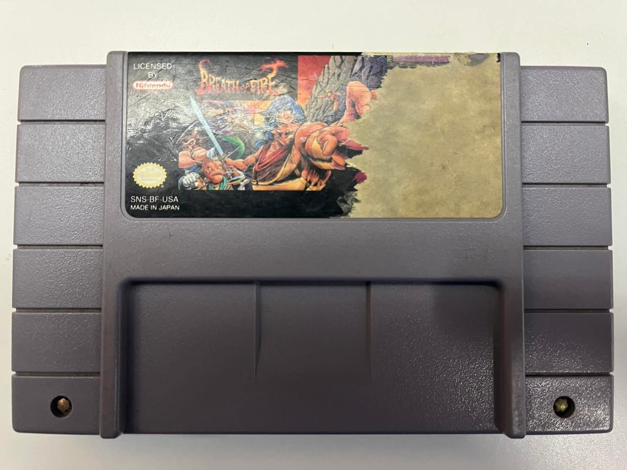 BREATH OF FIRE NINTENDO SNES