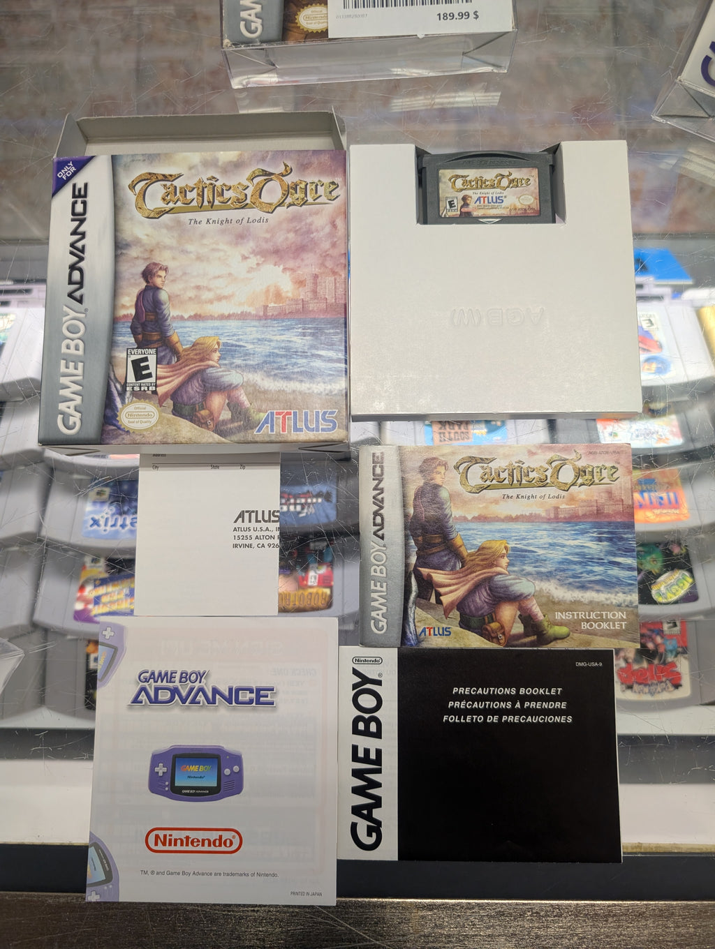 TACTICS OGRE THE KNIGHT OF LODIS GBA CIB