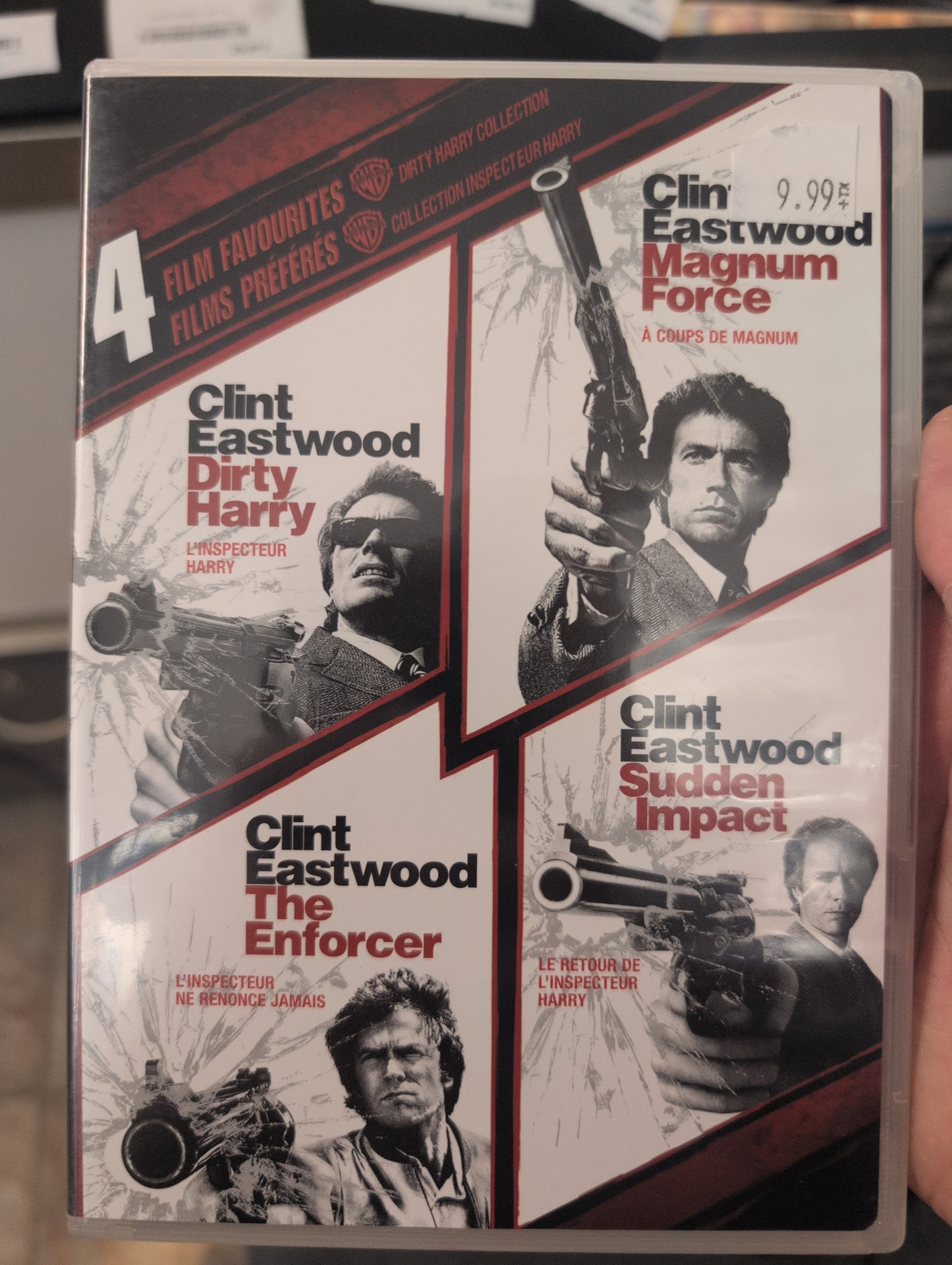 4 FILMS PRÉFÉRÉS COLLECTION INSPECTEUR HARRY DVD