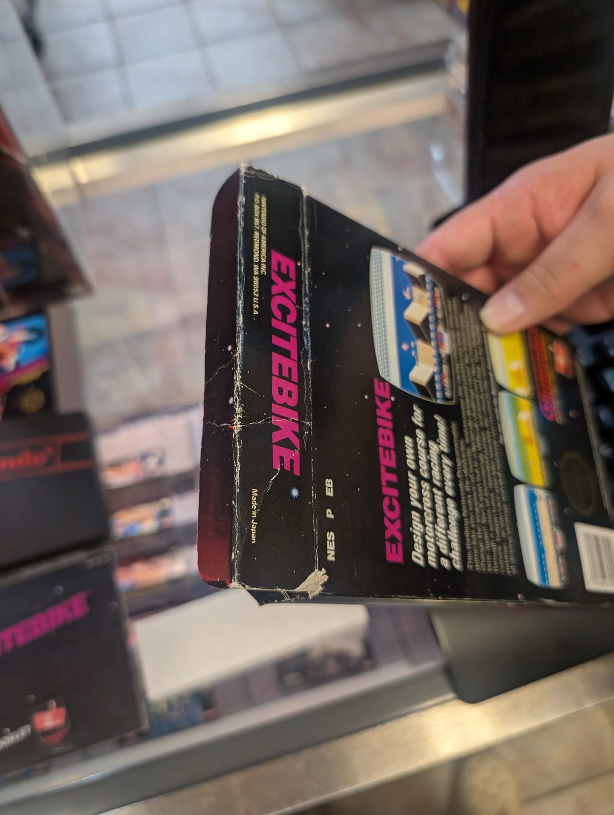 EXCITEBIKE NINTENDO NES CIB