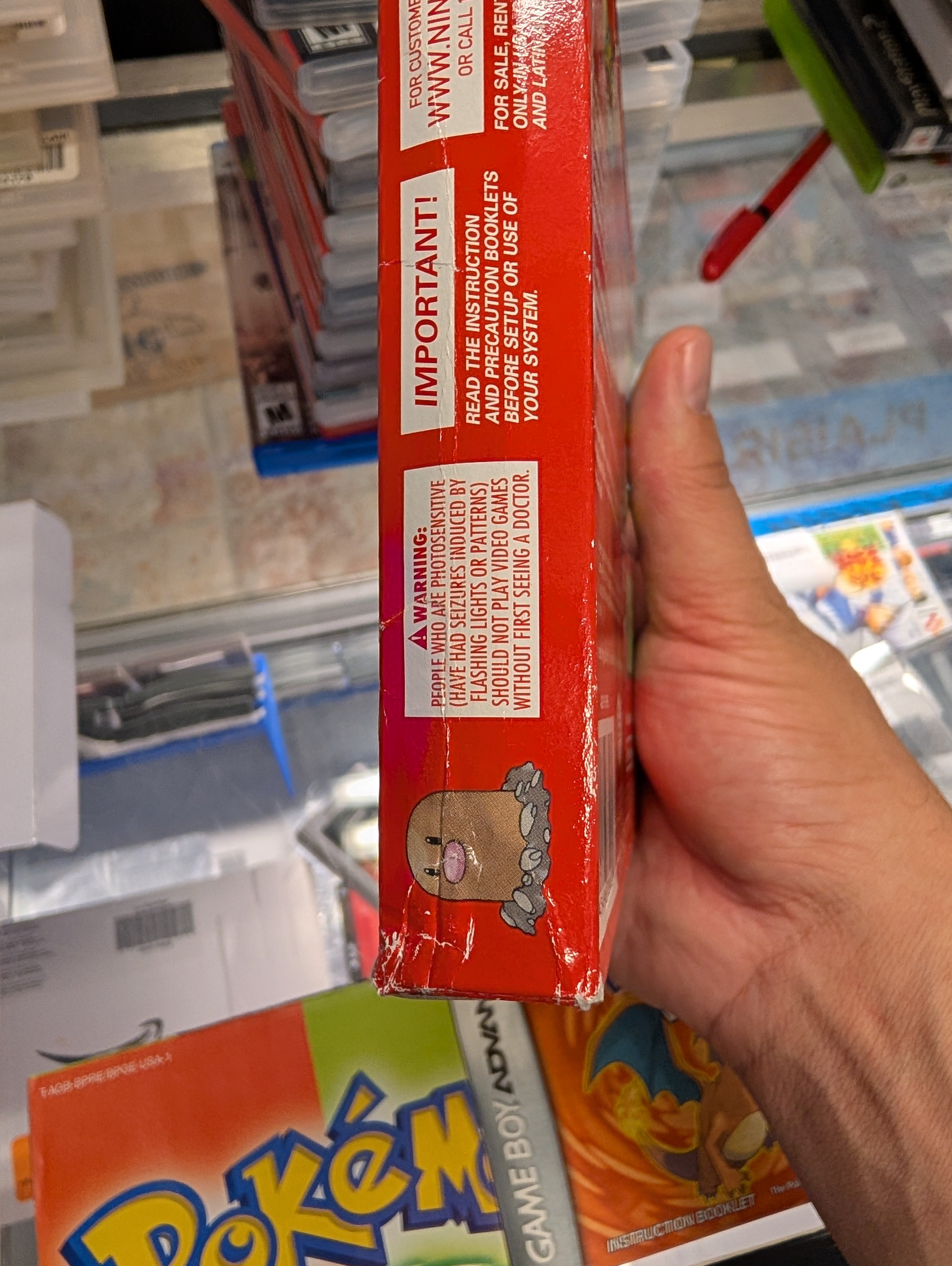 POKEMON FIRERED GBA CIB