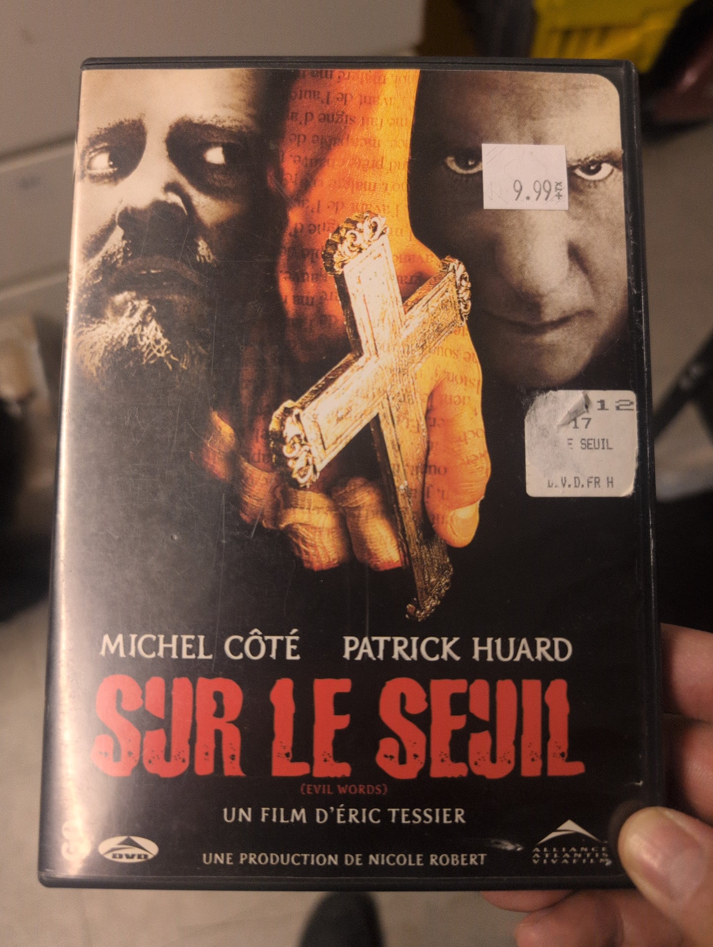FILM SUR LE SEUIL DVD