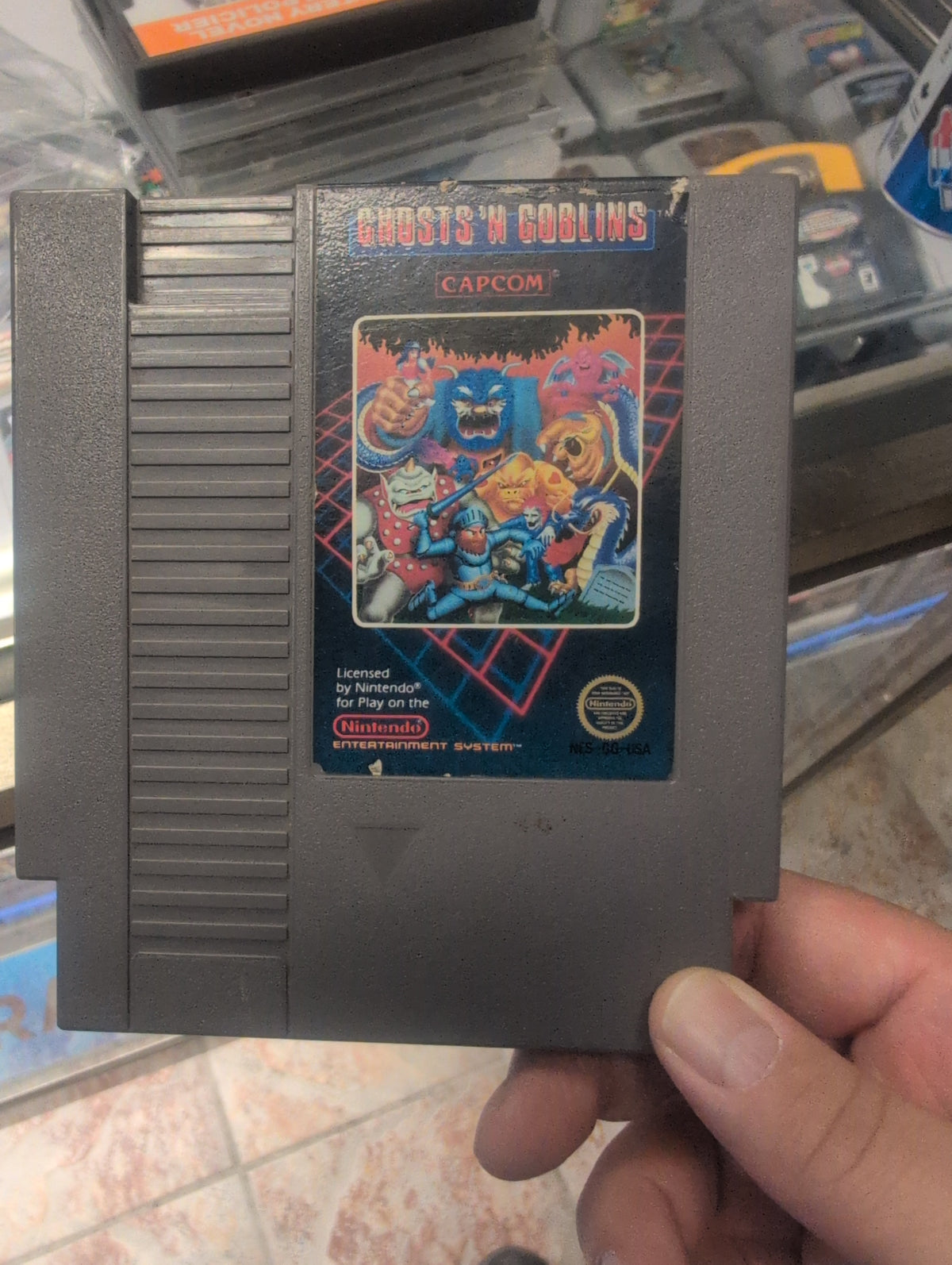 GHOST 'N GOBLINS NINTENDO NES