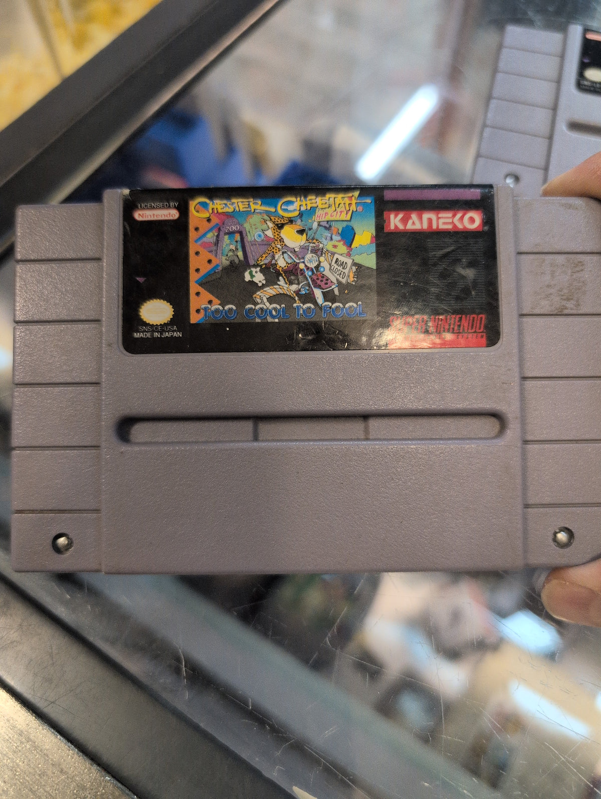 CHESTER CHEETAH TOO COOL TO FOOL NINTENDO SNES