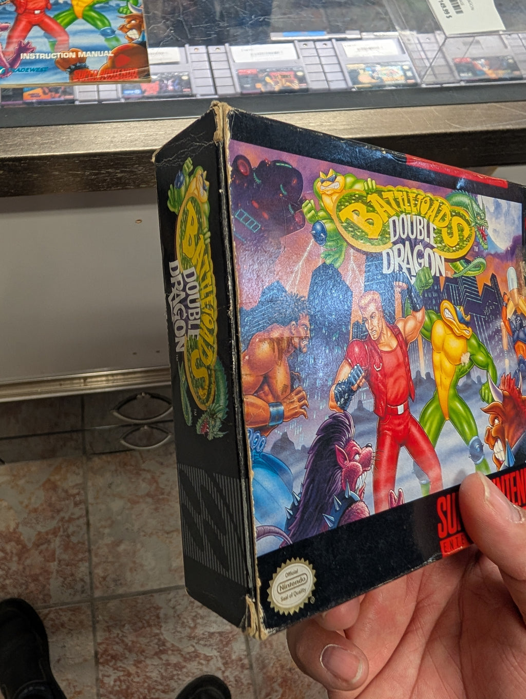 BATTLETOADS DOUBLE DRAGON SNES