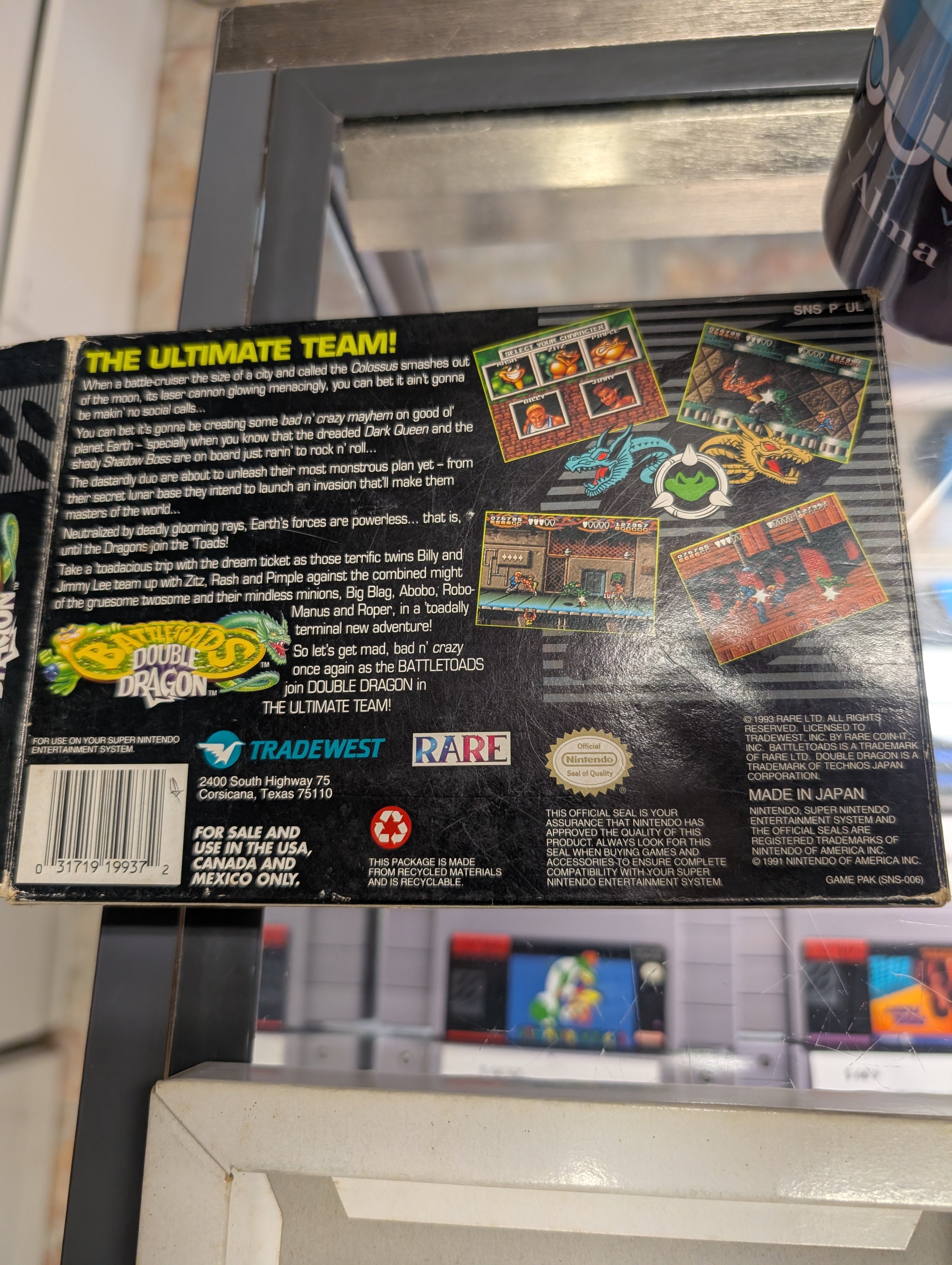 BATTLETOADS DOUBLE DRAGON SNES