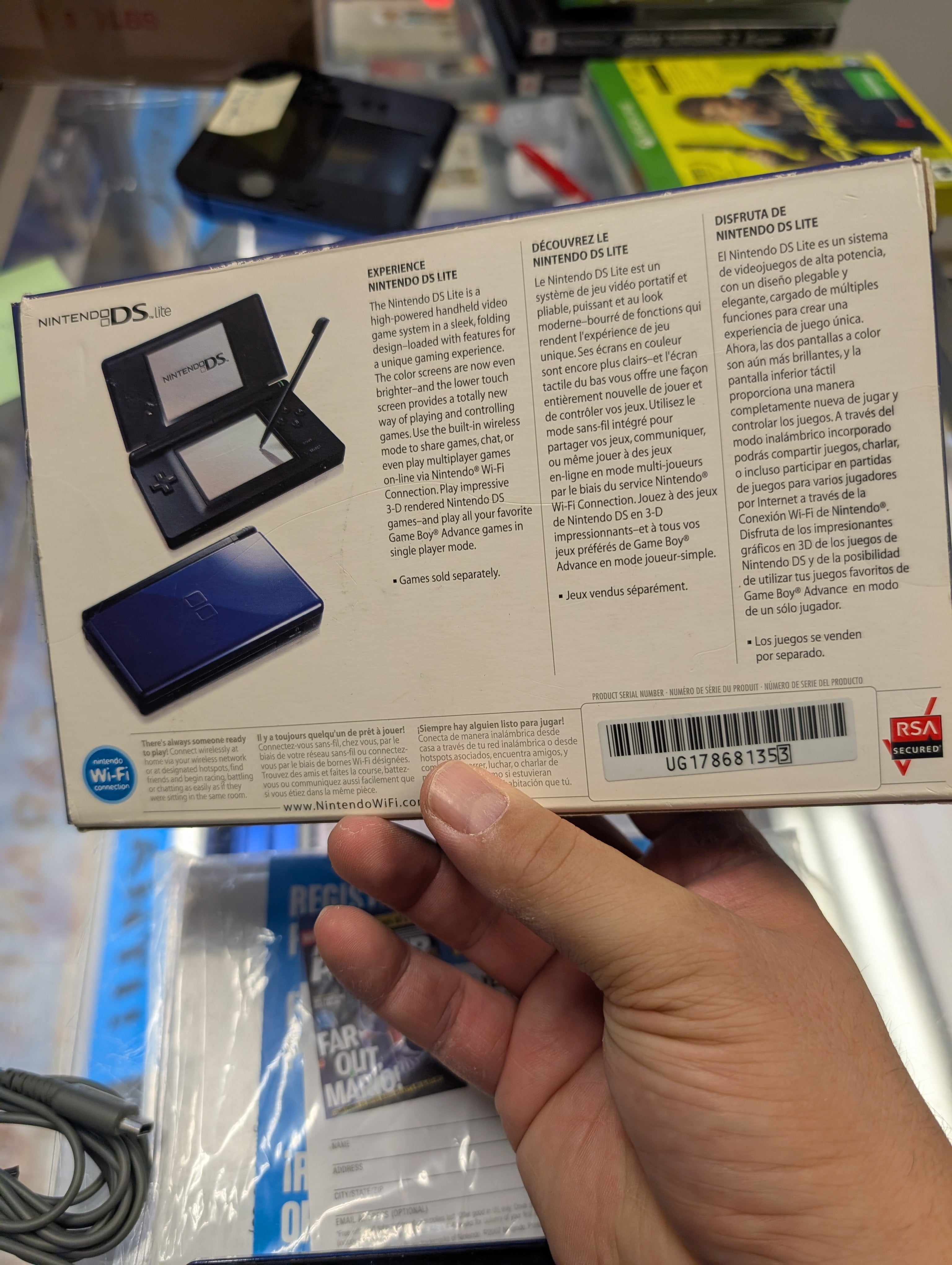 CONSOLE NINTENDO DS LITE COBALT CONSOLES