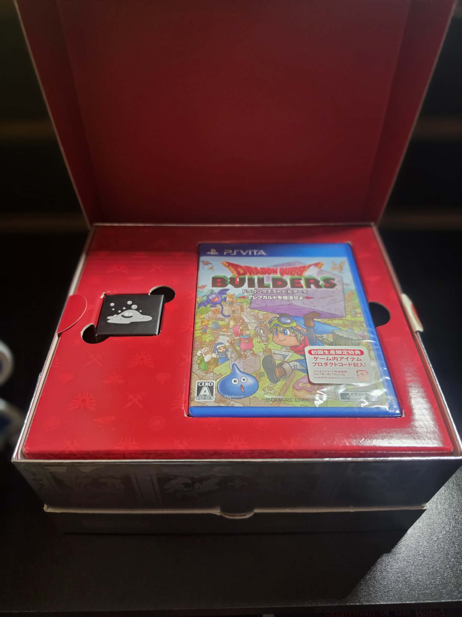 PLAYSTATION PS VITA DRAGON QUEST METAL SLIME EDITION BUILDERS JAP ONLY OPENBOX