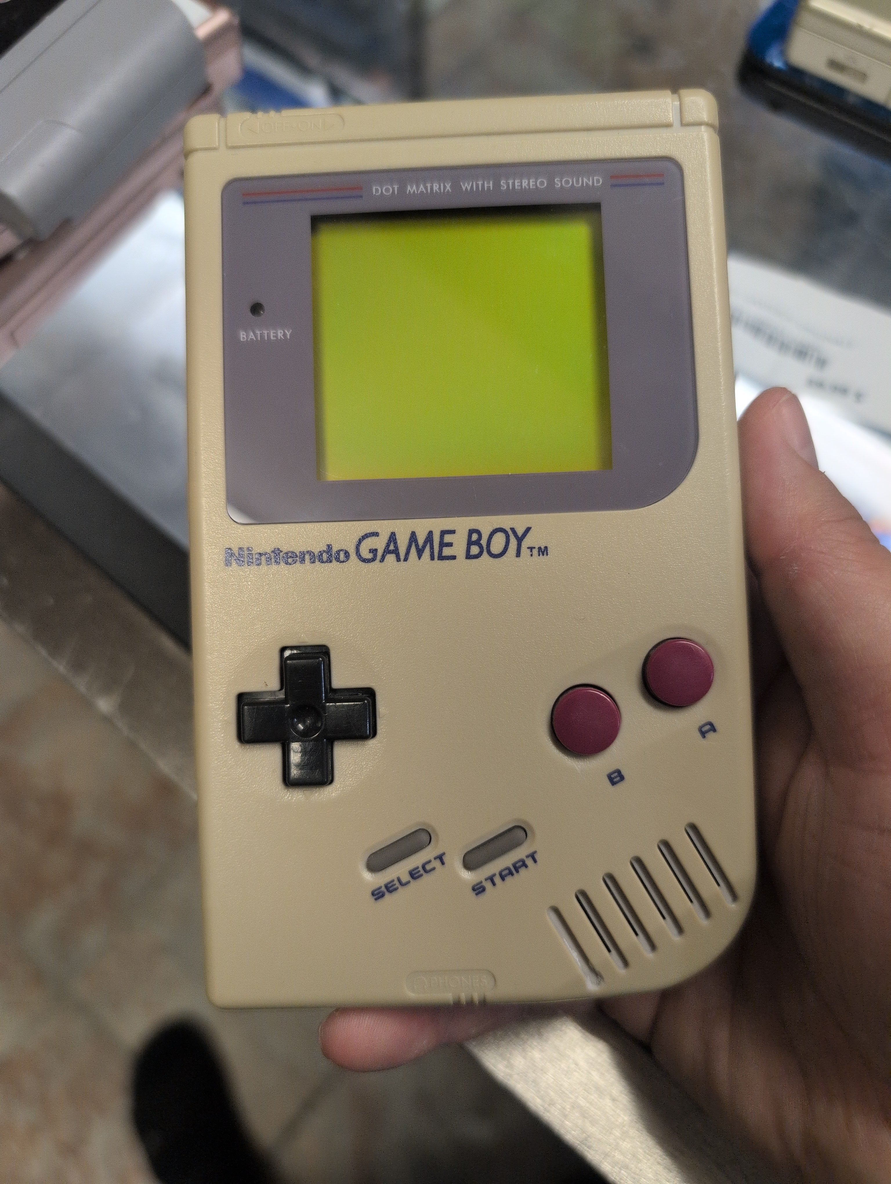 CONSOLE NINTENDO GAMEBOY ORIGINAL GREY CONSOLES
