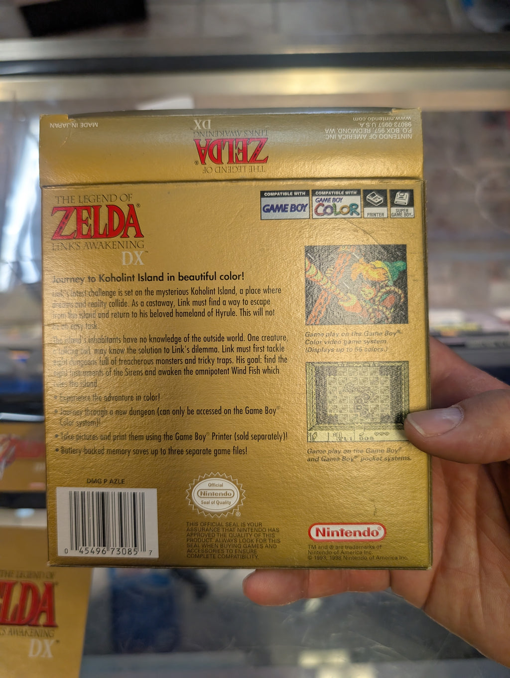 THE LEGEND OF ZELDA LINK'S AWAKENING NINTENDO GBC