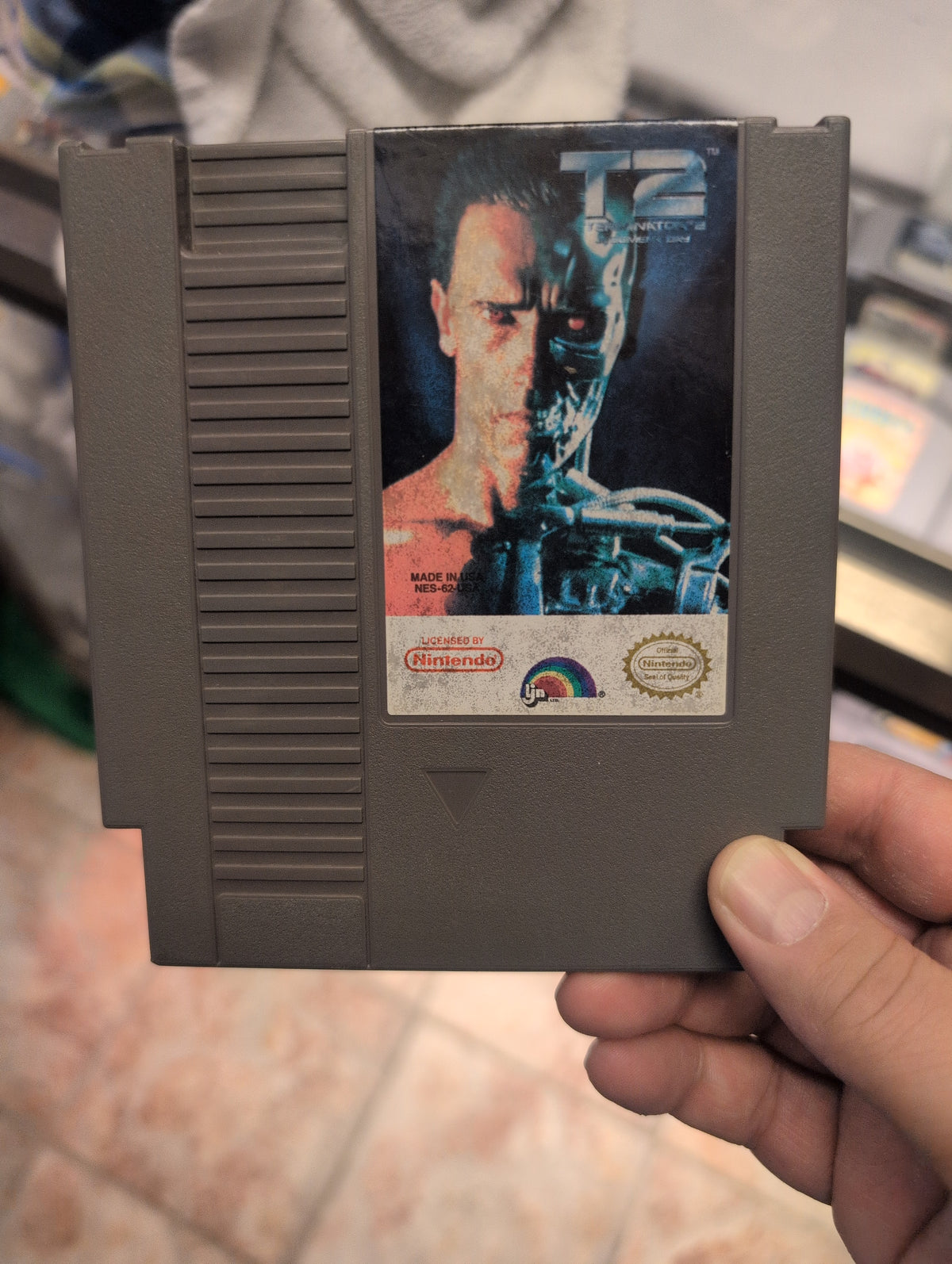 T2 TERMINATOR 2 JUDGMENT DAY NINTENDO NES
