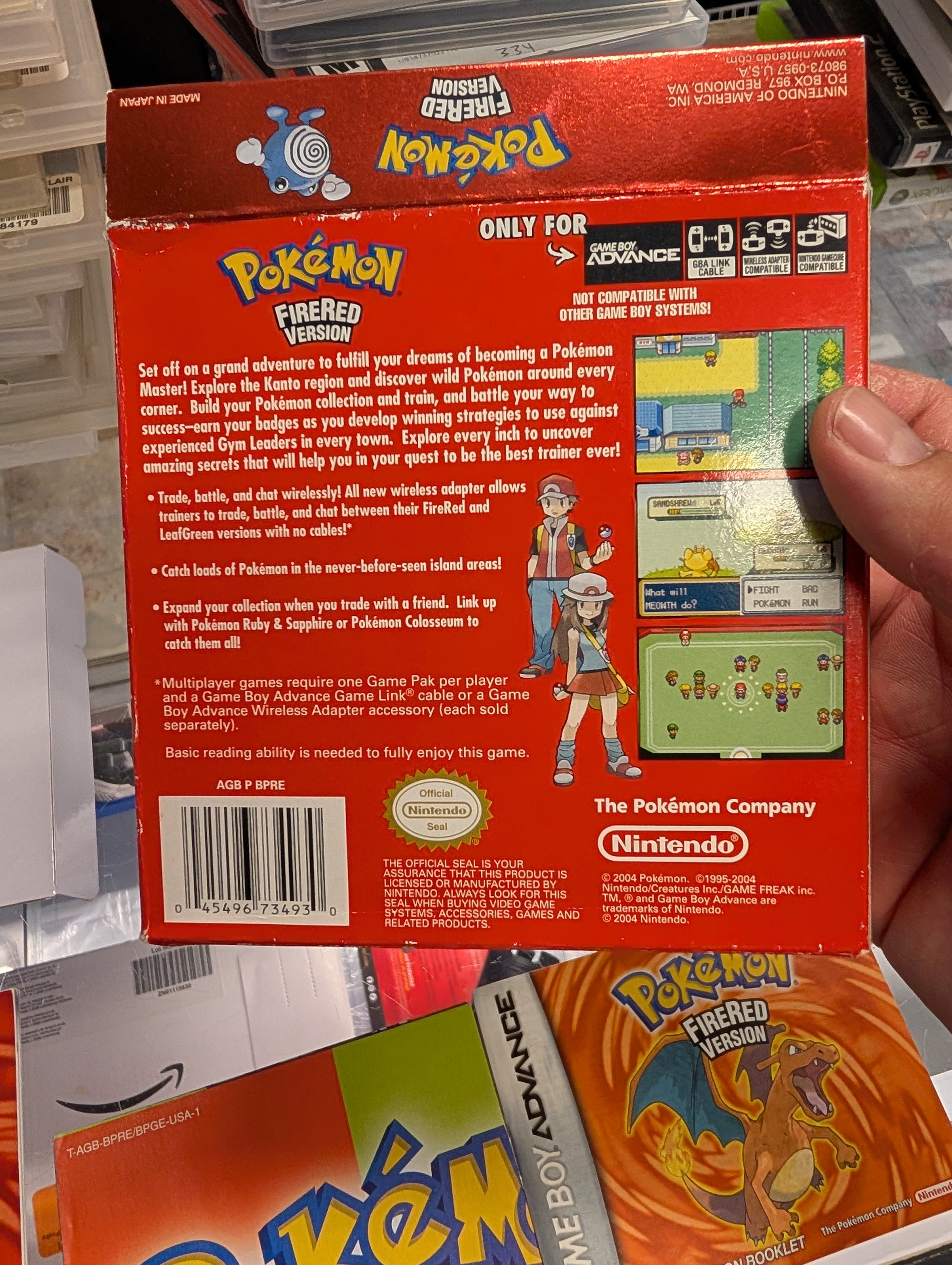 POKEMON FIRERED GBA CIB