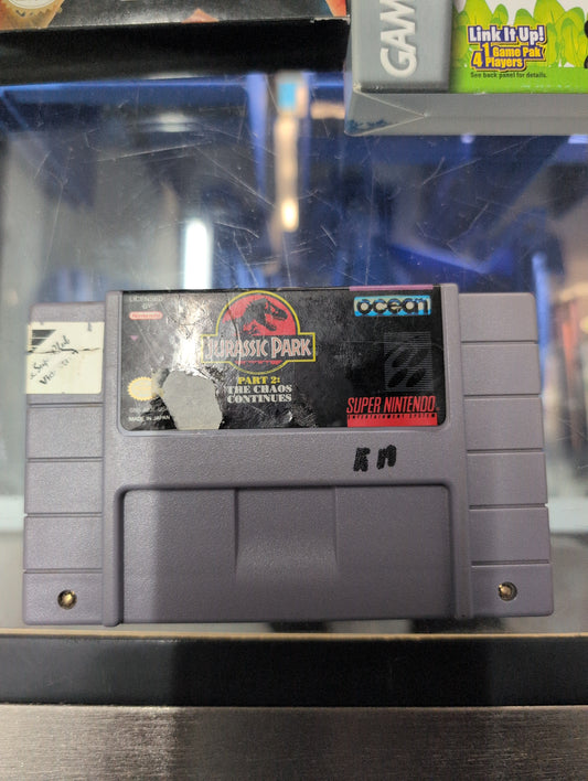 JURASSIC PARK PART 2 THE CHAOS CONTINUES NINTENDO SNES