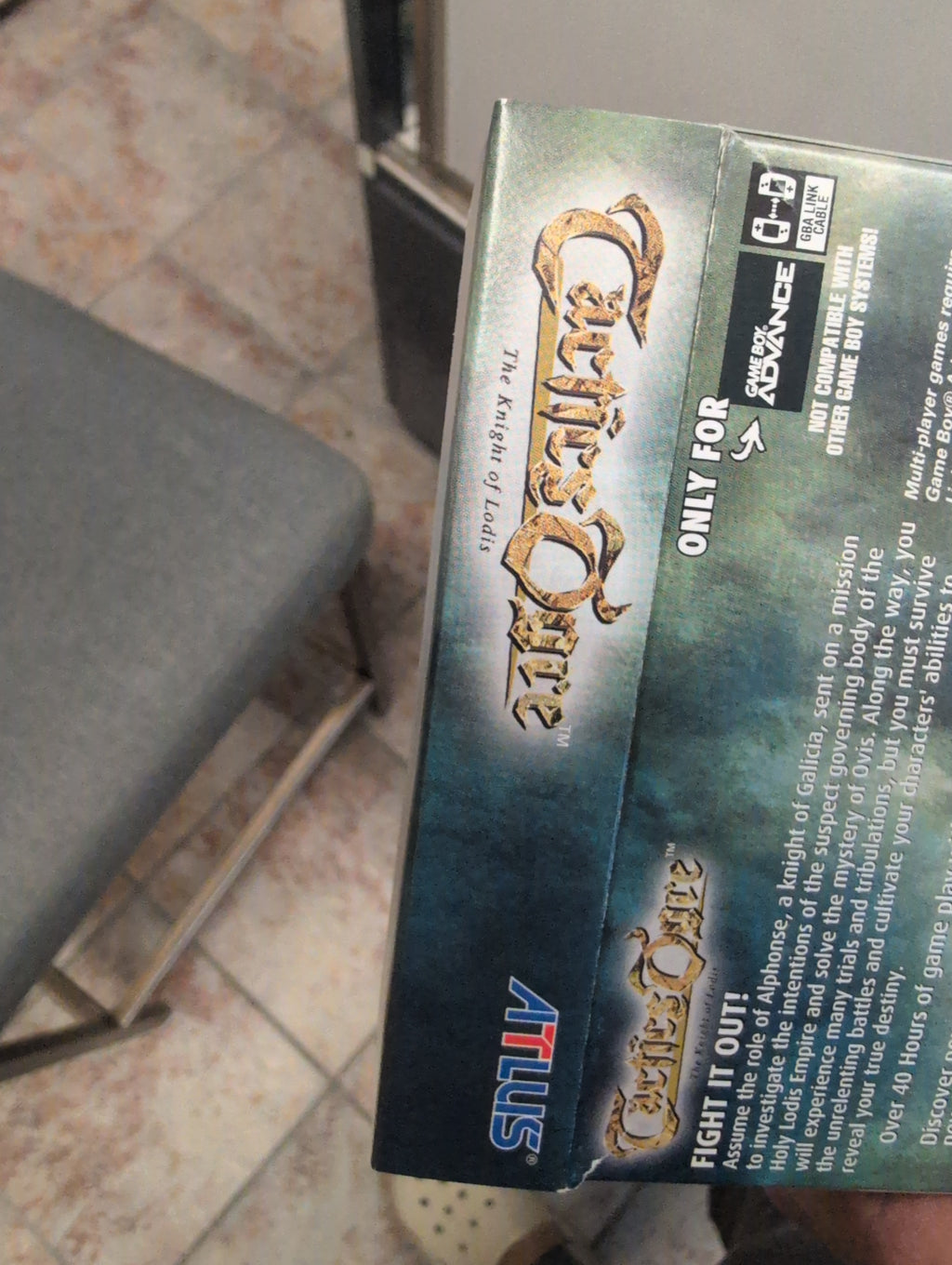 TACTICS OGRE THE KNIGHT OF LODIS GBA CIB