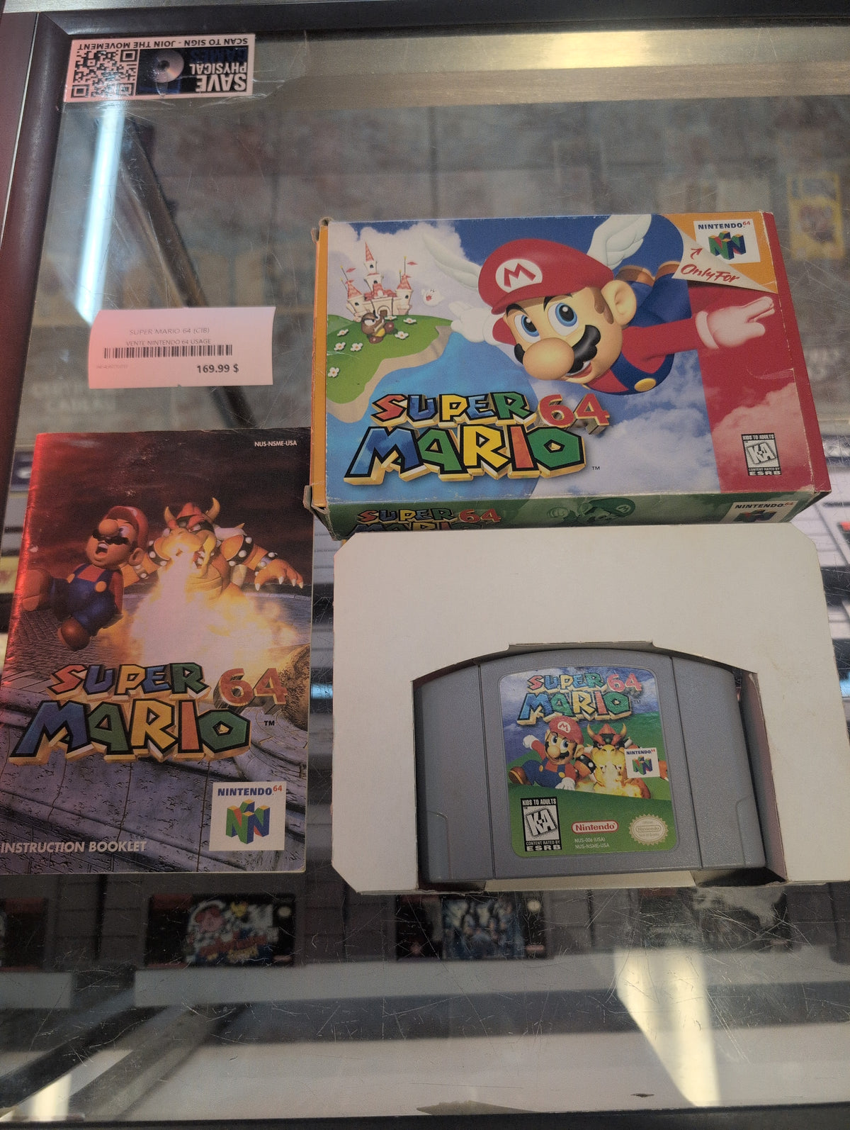 SUPER MARIO 64 N64 CIB
