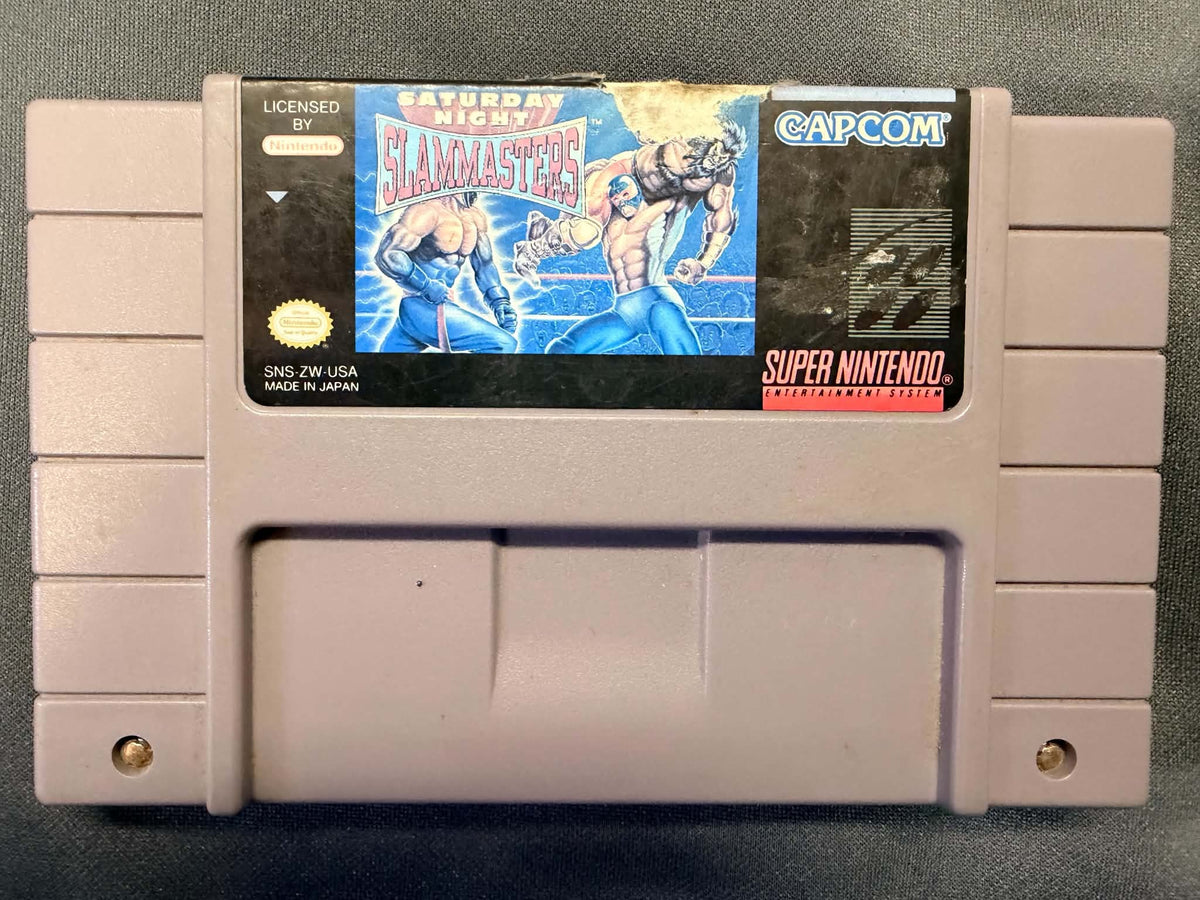 SATURDAY NIGHT SLAM MASTERS NINTENDO SNES