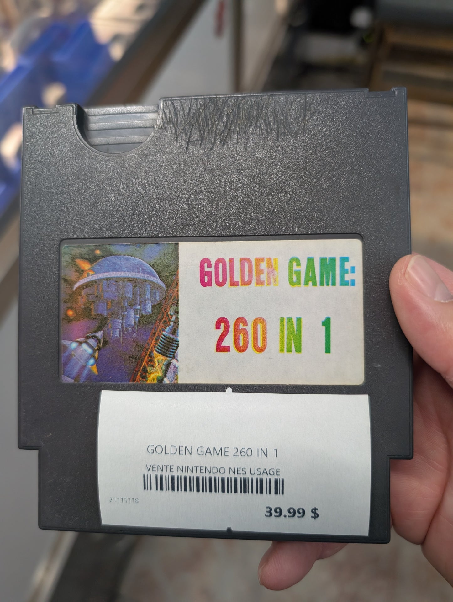 GOLDEN GAME 260 IN 1 NINTENDO NES