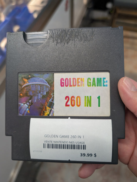 GOLDEN GAME 260 IN 1 NINTENDO NES