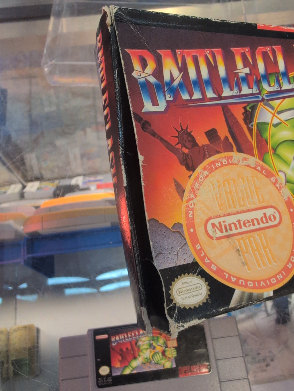 BATTLE CLASH NINTENDO SNES BOX + CARTRIDGE ONLY
