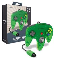 MANETTES N64 FUNTOON VERTE ET BLEU